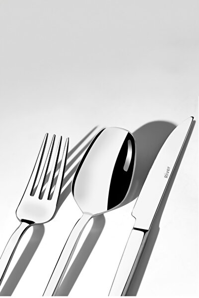 Nehir Milas Sade 12-Person 84-Piece Boxed Cutlery Set