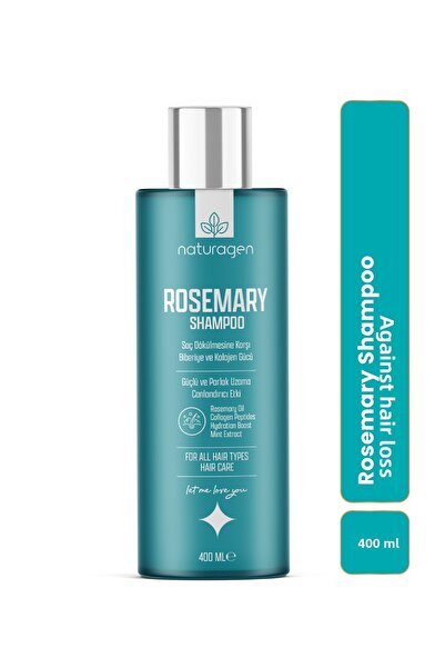 Naturagen شامبو إكليل الجبل للعناية المركزة مضاد للتساقط ويساعد على النمو السريع