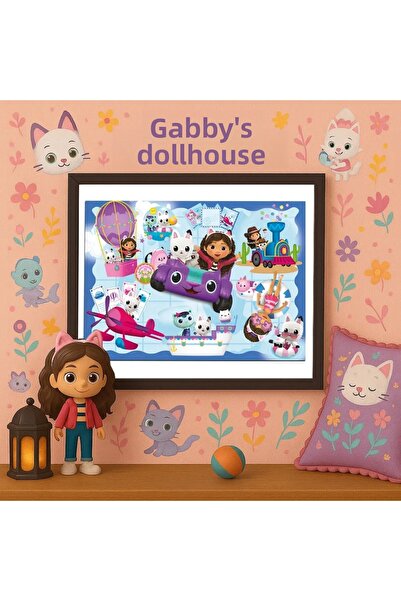 TOYFEST Ks Games Gabby's Dollhouse Puzzle 100 Pieces