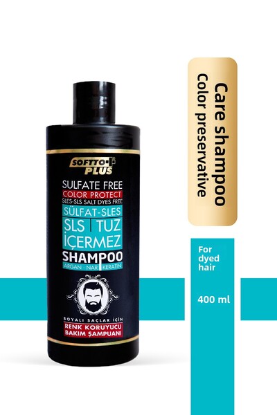 Softto Plus 400 ML Special Colored Dyed Hair Protection Shampoo