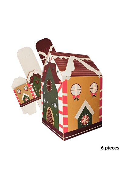 roco paper New Year's Home Designed Box Bag, New Year, Party, Gift Bag, Set o...