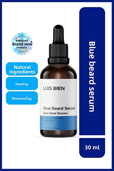 Luis Bien Blue Beard Care Serum | Intensely Effective Beard Serum for Sparse and Empty Areas – 20 ml