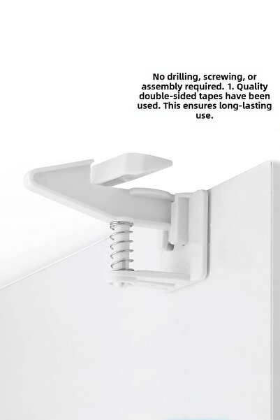 İdeal Baby 20 Pieces Baby Kids Drawer Cabinet Security Lock Hidden Lock Lock Inside the Cabinet