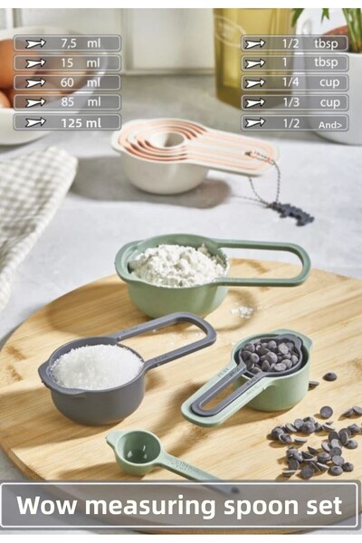 HOMEFECT 5 Piece Measuring Spoon Set