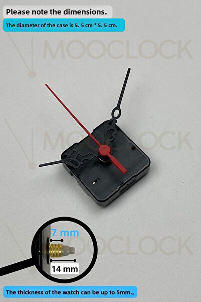 MOOCLOCK Mecanism de ceas, Mecanism de ceas de perete silențios Acar, arbore ...