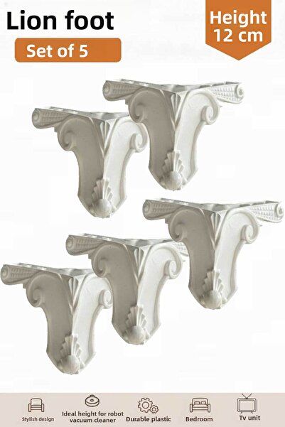 İMT AKSESUAR Picioare ASLAN (12 CM) Mobilier Unitate TV Kosol Dulap Noptiera Picioare pentru camera adolescentului si copiilor