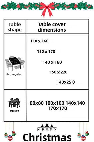 Soft Kare Τραπεζομάντιλο με υφή λινό με θέμα την Πρωτοχρονιά – Κομψό και ανθεκτικό