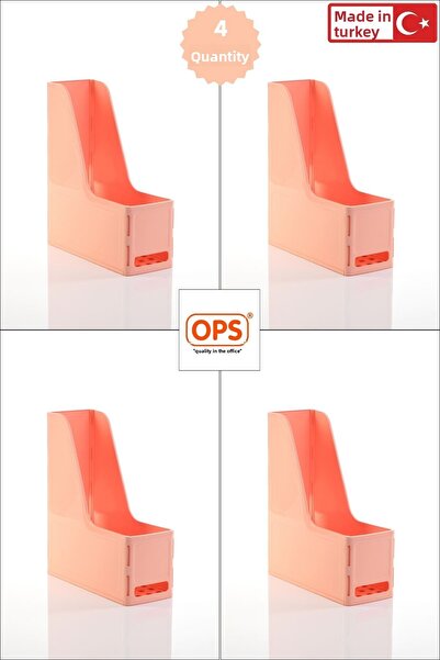 Ops Mg 101 Magazine Rack Set of 4 A4 Disassembled Plastic Vertical Folder Arc...