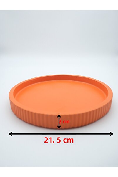 ATEŞLER HEDİYELİK ΔΙΑΚΟΣΜΗΤΙΚΟΣ ΔΙΣΚΟΣ ΠΟΡΤΟΚΑΛΙΟΥ ΧΡΩΜΑΤΟΣ