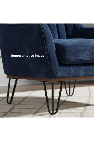 Badem10 Seagull 4 Pieces Set Package 15 cm Black Metal Furniture Leg Triangle Modern Sofa Coffee Table Desk Tv Unit