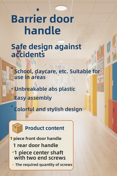 Life 360 Barrier Gate Handle | Childproof |   10 Pcs Suitable for Schools, Nurseries, and Educational Institutions
