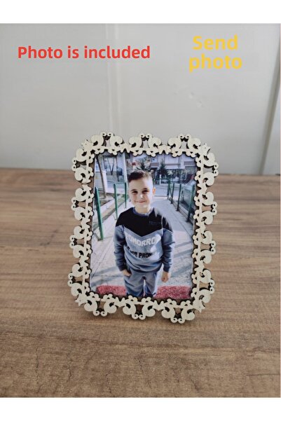 Miracix Wooden Photo Frame (Photo Included) 7X10 cm Decorative, Tabletop Frame