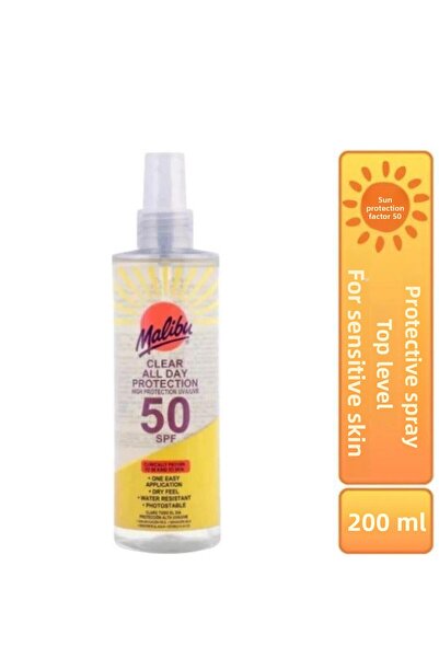 Malibu بخاخ واقي من الشمس SPF50 250 مل للحماية طوال اليوم