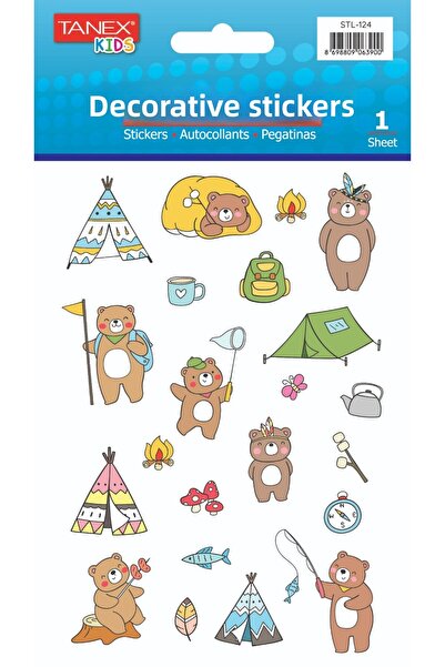 Tanex ملصق مطلي باللون الأسود STL-124