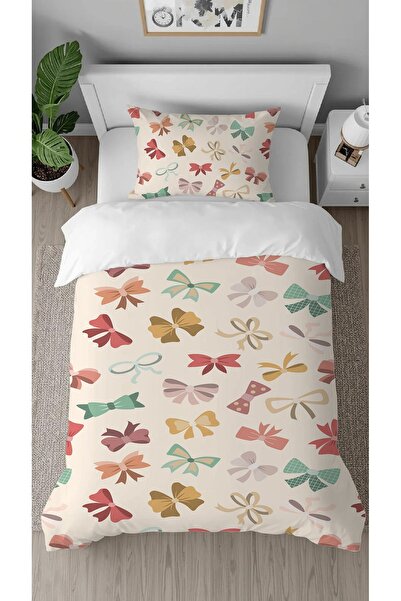 GREENDECOR Party Pastel Patterned Printed Specially Designed Colorful Style Stylish Children's Duvet Cover Set Without Sheets