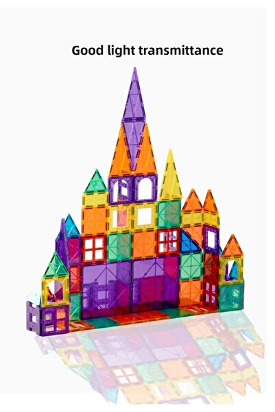 Magblock مكعبات بناء مغناطيسية - 108 قطعة - لعبة تعليمية - مجموعة ألعاب لتنمي...