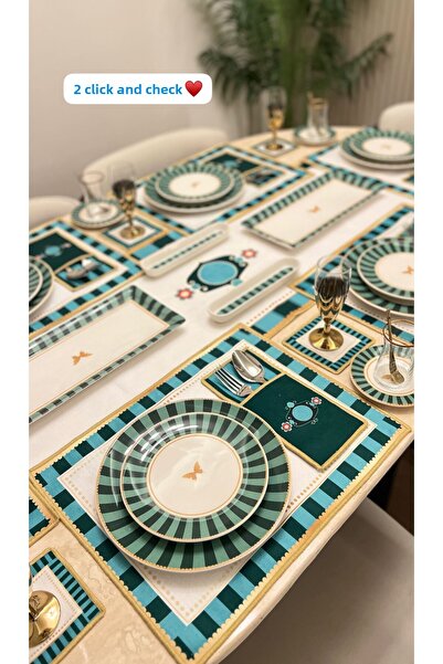 PONCİKPAZAR SET DE PRESENTARE PENTRU SERVITURĂ DE 25 PIESE**GREEN CANDY