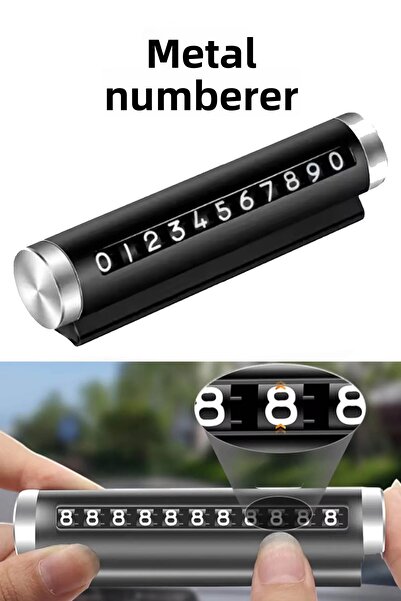 MeyZone علبة معدنية رقم الوجه في السيارة رقم الهاتف رقم وقوف السيارات رقم رقم...