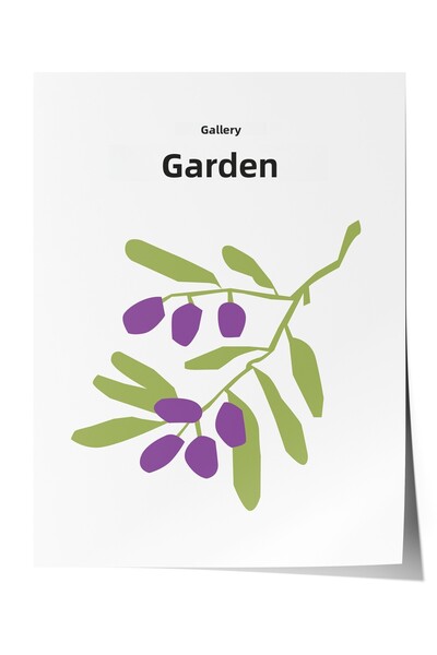 Zestia Poster fără ramă, Galerie Jardin Minimal Olive Branch, Poster decorati...