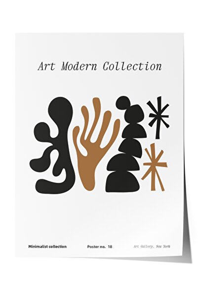 Zestia Αφίσα χωρίς πλαίσιο, Πολύχρωμες Φιγούρες – Αφηρημένη Μοντέρνα Συλλογή,...