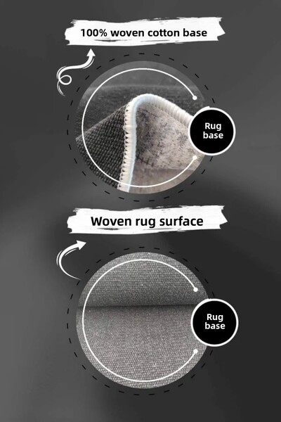 new colourse Non-Slip Base Pos Plush Bath Mat 40X60Cm Bohemian Pattern