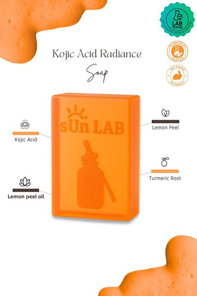 sun lab beauty care solution صابون مضاد للأكسدة، ومنشط، ومضاد للعيوب، وحمض ال...
