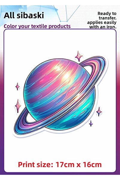 F17 Ajans ملابس رائد فضاء مطبوعة بتقنية DTF على قماش قابل للكي