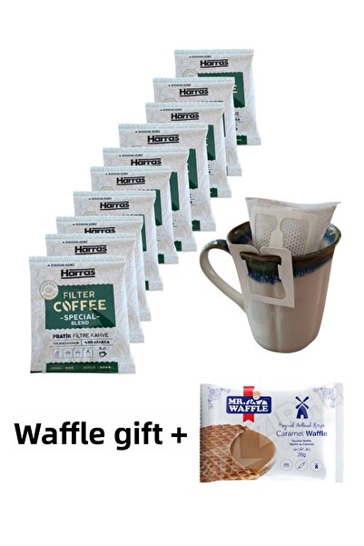 Harras Disposable Filter Coffee 10 Pieces Special Blend 8Grx10
