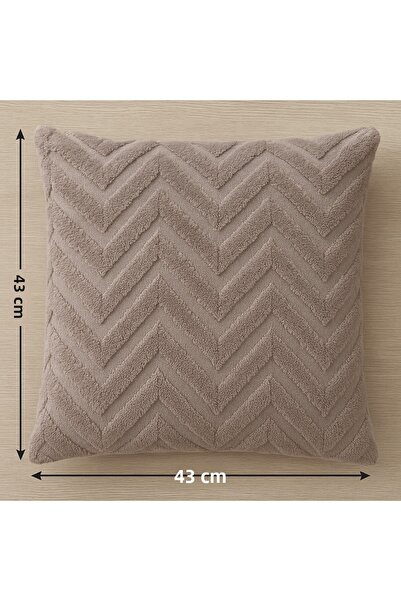 ZEYNO HOME TEKSTİL 4-Piece Double-Sided Zippered Punch Throw Pillow Cover 43X...