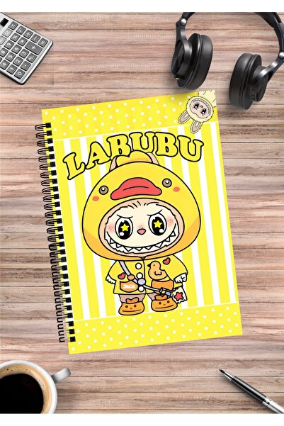 mertfigur Labubu Spiral Notebook A5 (50 Sheets)