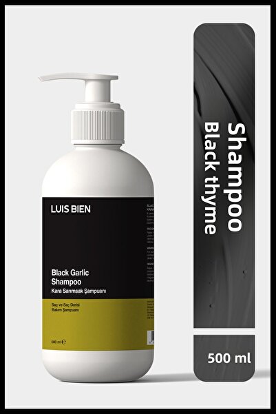 Luis Bien Black Garlic Shampoo |   New Strengthened Formula |   Effective Care Against Intense Hair Loss