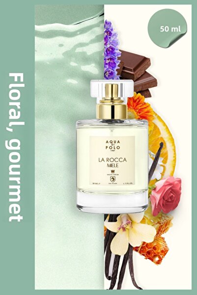 Aqua Di Polo 1987 عطر لا روكا ميلي EDP للنساء 50 مل |   زهري، جورمي |   البرتقال، الجاردينيا، الورد، الباتشولي، الفانيليا