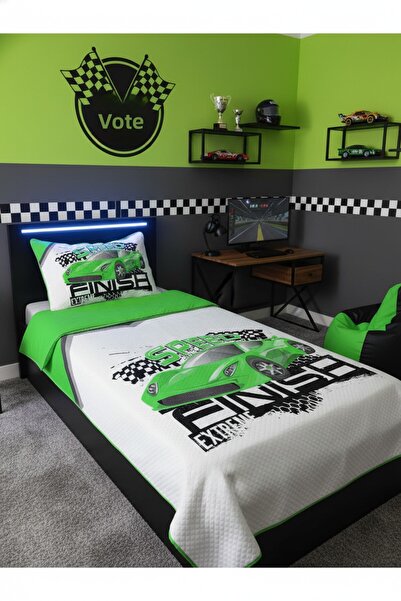 milroma Fast Car Designed Children's Pique Set