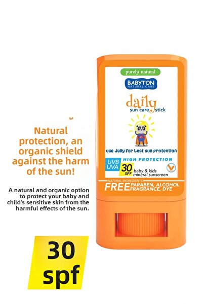 BABYTON Natural Sunscreen Daily Stick for Skiing and Winter Sports