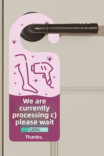 cici magnet www.cicimagnet.com We Are under Maintenance Door Handle Hanger fo...