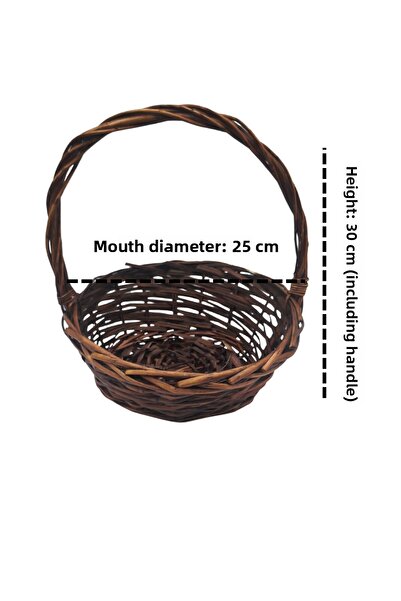 sever ithalat Καλάθι με φυσική ψάθινη εμφάνιση με λαβές / Καλάθι παρουσίασης |   Με επιλογές μικρού - μεσαίου - μεγάλου μεγέθους