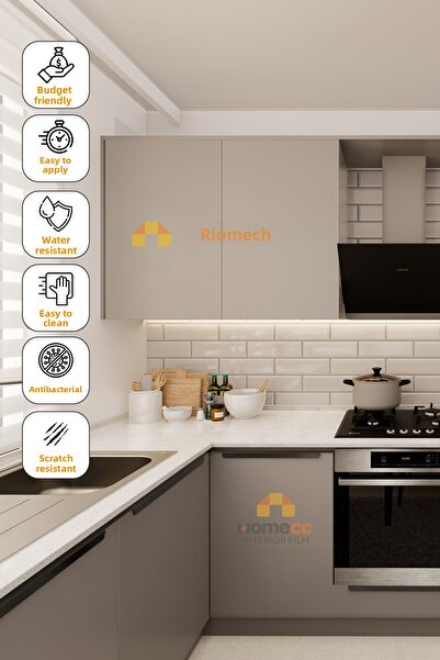 HOMECC İNTERİOR Αυτοκόλλητο φύλλο – SuperMat Seoul – Επένδυση επίπλων, τοίχων...
