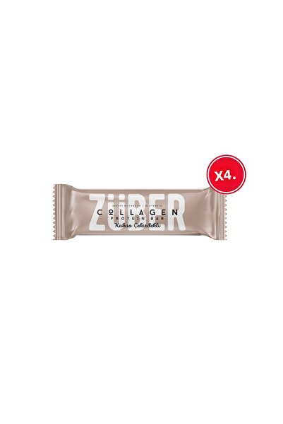Züber 4 Collagen Protein Bars - 35 gr with cocoa