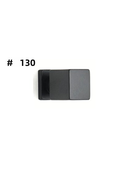Özen Metal Özen 130 Matte Black Metal Furniture Button