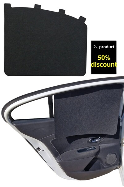 Next Craft ستارة حاجب الشمس للسيارات ملحقات حاجب الشمس للنافذة الجانبية باللون الأسود قطعة واحدة لجميع المركبات