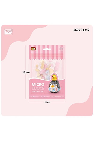 Noone Loz Penguin Mini Block Set 170 Pieces - Mini Bag Lz8609