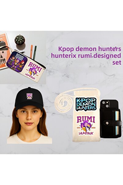 lovver KPOP ΚΥΝΗΓΟΙ ΔΑΙΜΟΝΩΝ HUNTERIX ΣΕΤ ΜΕ ΣΧΕΔΙΑΣΜΟ RUMI
