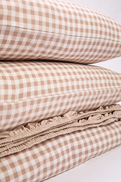 TRENDYOLMİLLA HOME Комплект спално бельо от пике с двойни размери, лесно за гладене