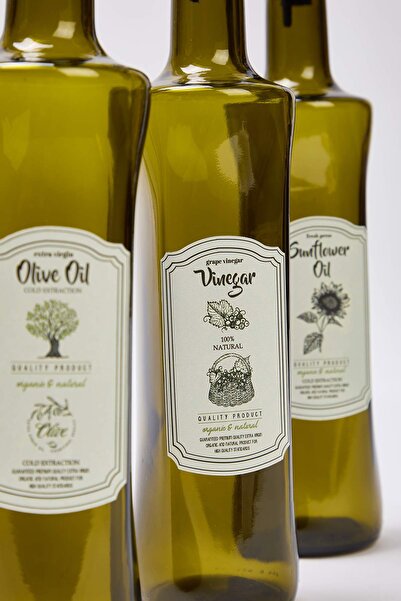 TRENDYOLMİLLA HOME 3-Piece Glass Oil Pot Set Tphaw26Yag00002