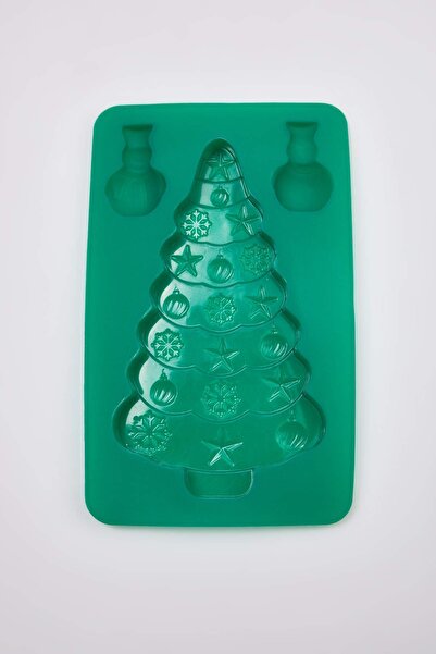 TRENDYOLMİLLA HOME Christmas Tree Themed Silicone Chocolate-Cake Mold Tphaw26Fk00000