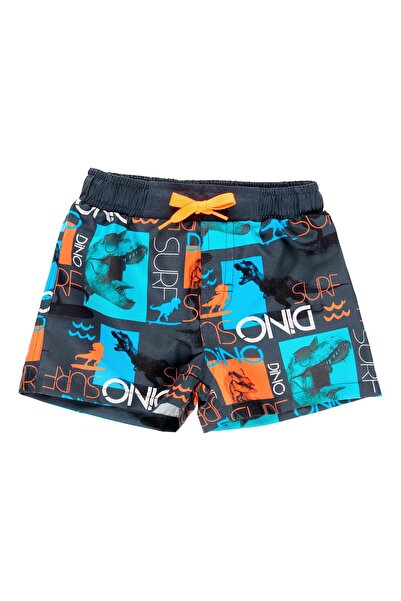 Boboli Boys' Dinosaur Printed Shorts Swimsuit