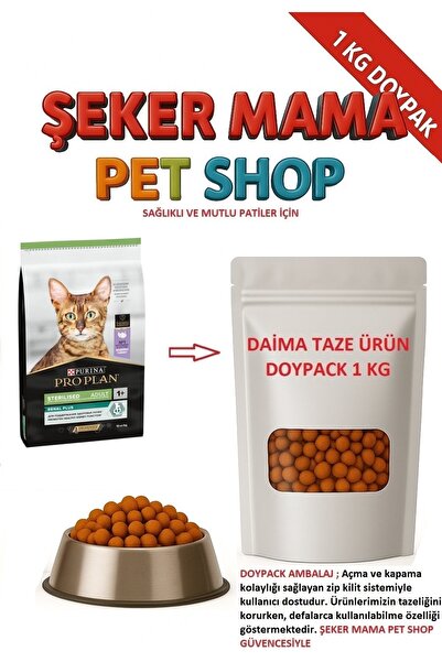 Pro Plan Proplan Sterilised Hindili Kısır Kedi Maması 1 Kg Özel Paket