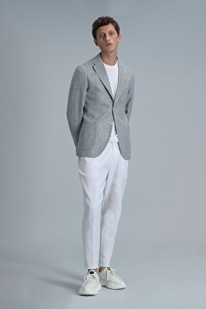 Lufian Class Spor Erkek Blazer Ceket Slim Fit Yeşil
