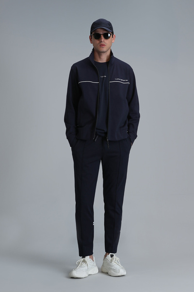 Lufian Μεγάλο μπλουζάκι αθλητικής φόρμας σε μπλε ναυτικό χρώμα