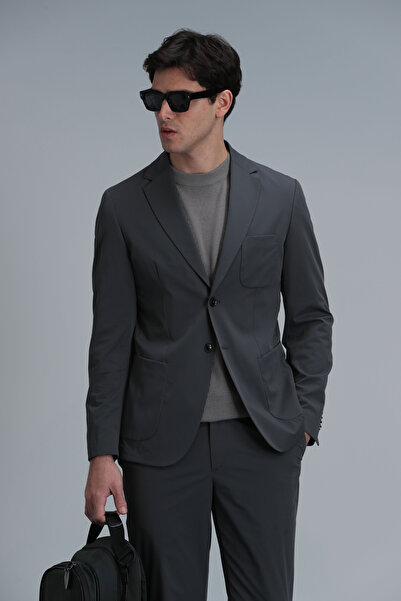 Lufian Mex Spor Erkek Blazer Ceket Slim Fit Yeşil